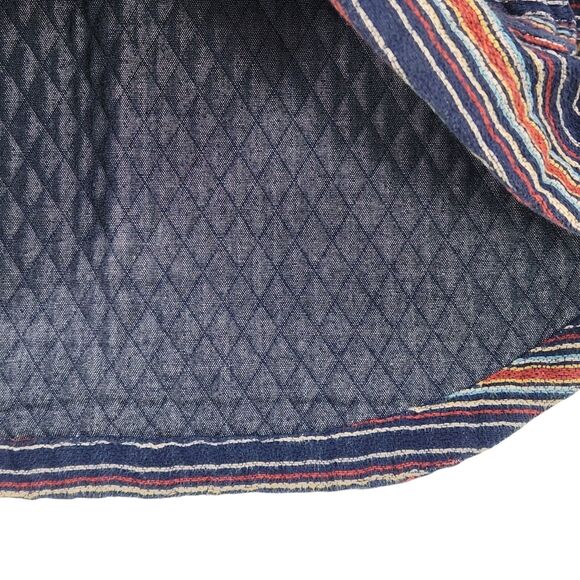 Burton Durable Goods Hoodie Large Multi Striped Pullover Snowboard Winter Grunge - Picture 4 of 11